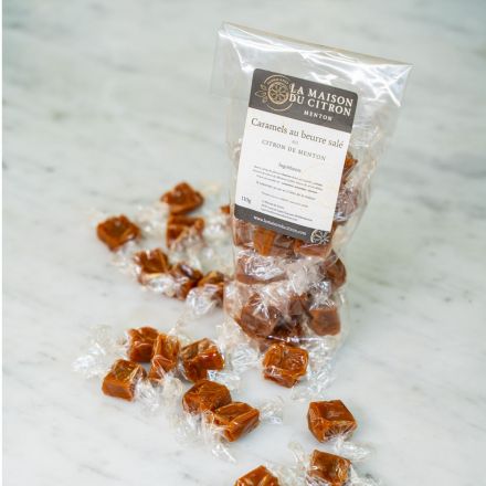 Caramels au beurre salé au Citron de Menton IGP