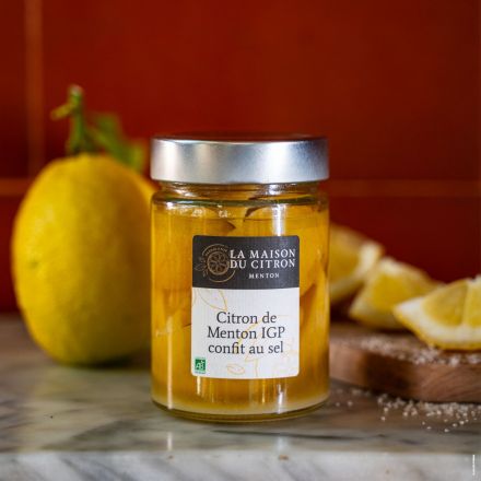 Citron de Menton IGP Confit au Sel Bio