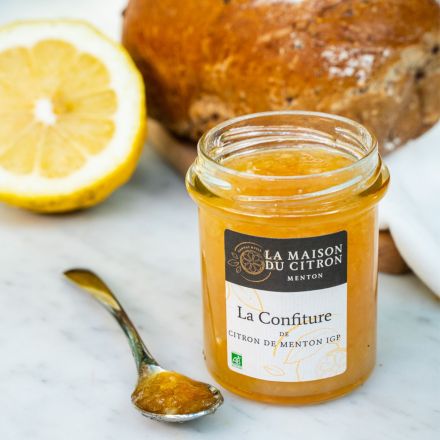 Confiture Bio de Citron de Menton IGP 220gr