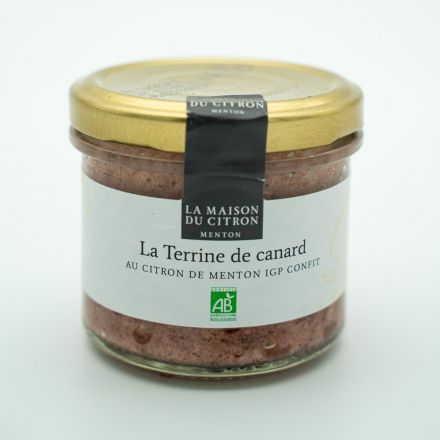 Terrine de canard au Citron de Menton IGP Bio